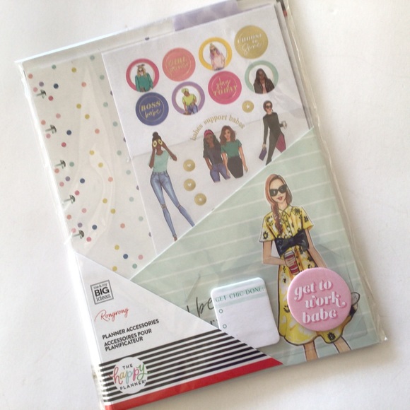 THE HAPPY PLANNER FASHION THEMED PLANNER ACCESSORY KIT NWT - Picture 1 of 10